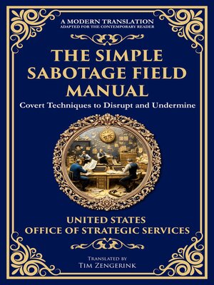 cover image of The Simple Sabotage Field Manual